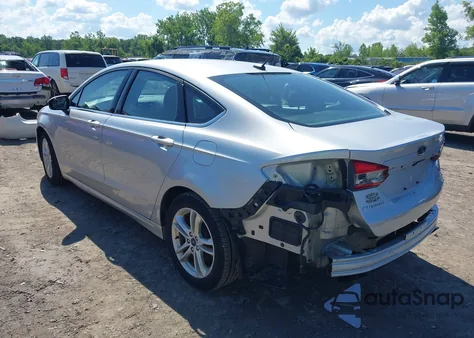 2018 Ford Fusion Se из США, поврежденный, VIN 3FA6P0HD3JR201833